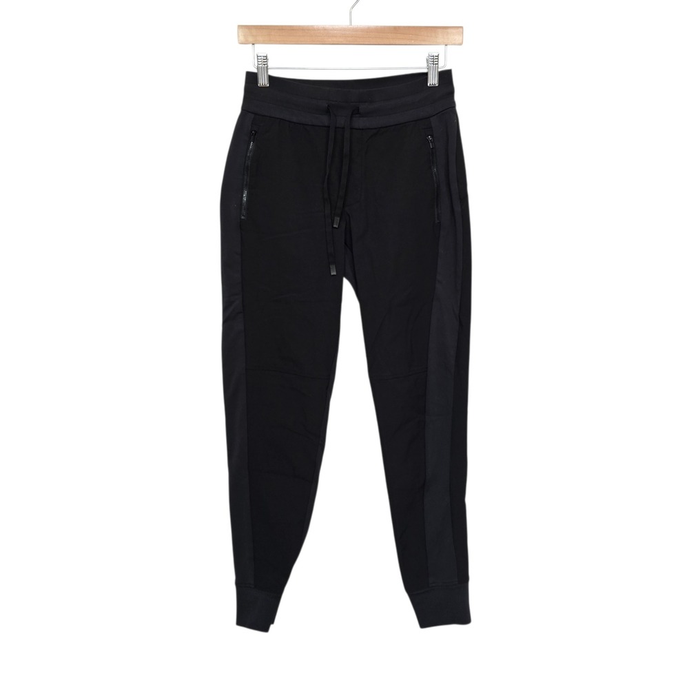 Athleta Headlands Hybrid Trek Jogger‎ Black Women's 0 Hiking Pants Zipper Pocket